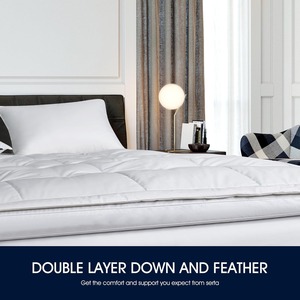 <span class=keywords><strong>100</strong></span>% Algodão Tecido Down Filled Colchão <span class=keywords><strong>Topper</strong></span> Confortável Respirável Soft Skin <span class=keywords><strong>Topper</strong></span> cama amigável - Product Image 2