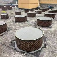 Contreplaqué peuplier filmé haute résistance réutilisable 18mm 21mm avec colle WBP pour coffrage de colonnes circulaires pour la construction en béton