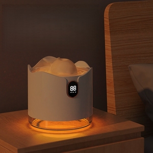 <span class=keywords><strong>Mini</strong></span> humidificateur et diffuseur d'aromathérapie MQ avec veilleuse <span class=keywords><strong>LED</strong></span>, brume froide silencieuse, contrôle à 3 niveaux, portable pour la maison, le bureau et la voiture - Product Image 4