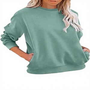 Service OEM – Sweat-shirt décontracté anti-boulochage pour femme, conception personnalisée, vêtements pour filles, tissu molletonné 100 % coton, faible MOQ, sweats à capuche en gros - Product Image 3
