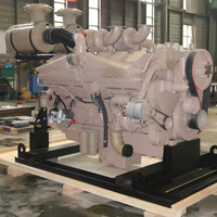 KTA38 para DCEC Cummins, motor diésel de 12 cilindros, 4 tiempos, refrigerado por agua, ensamblaje de motor de 895kw 1342kw 1200hp 1800hp 2000rpm