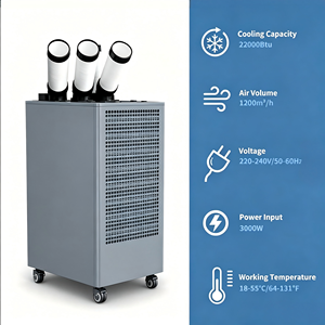 เครื่องปรับอากาศเคลื่อนที่แบบพกพาสำหรับอุตสาหกรรม 22000BTU สำหรับคลังสินค้า โรงงาน หรือพื้นที่ทำงานชั่วคราว - Product Image 3