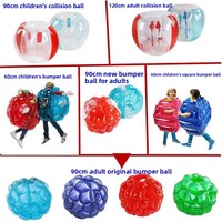 Ballon Zorb Gonflable Amusant en PVC Épaissi pour Jeunes de 7 à 14 Ans, Unisexe, Vente en Gros Usine