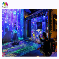 Sistema de proyección interactiva para exteriores, programa de iluminación láser para paisaje, bosque, Show, vídeo, mapeo, 3D