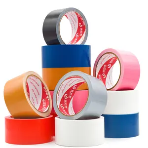 Factory price Fabric Cloth Colored Duct Tape Waterproof Single Sided Seal Heavy Duty Tape Custom pvc Adhesive duct tape