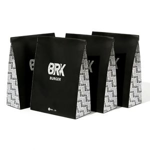 Bolsa <span class=keywords><strong>de</strong></span> Papel Antigrasa <span class=keywords><strong>de</strong></span> Grado Alimenticio con Logotipo Personalizado e Impresión a Medida para Papas Fritas, Hamburguesas y Sándwiches - Product Image 4