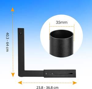 Support mural réglable Starlink Gen 3 avec adaptateur de tuyau Gen 3 pour kit Internet Starlink Gen 3, emballage pour vente par correspondance - Product Image 2