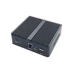 Intel J1900 Sodimm Geheugen Slot Netwerk Firewall Fanless Mini Pc Met 4 Lan Poorten Industriële Desktop Tablet Mini Box Computer