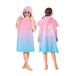 Serviette <span class=keywords><strong>de</strong></span> <span class=keywords><strong>bain</strong></span> à capuche en microfibre à séchage rapide absorbante à carreaux noirs et blancs pour bébé, tout-petit, enfants, adolescents, plage - Product Image 4