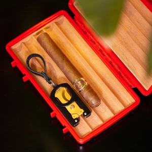 जिफेंग JF-J70 यात्रा पोर्टेबल इलेक्ट्रोप्लेटेड स्टेनलेस स्टील डबल ब्लेड क्लासिक तह सिगार कैंची चमड़े की थैली पैकिंग - Product Image 3