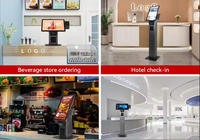 Caisse enregistreuse nouvelle génération 21,5 pouces Android 16+4g avec imprimante, terminal de paiement, écran tactile 10 points, SDK, kiosque en libre-service, supermarché