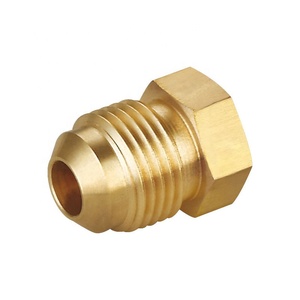 Raccord de réduction en laiton pour tube, raccord de tuyauterie 3/8" Flare X 1/<span class=keywords><strong>2</strong></span>" femelle en laiton - Product Image 2