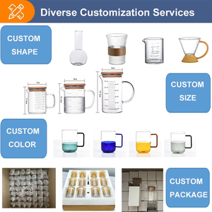 Hot Bán Thủy Tinh Borosilicate Cup Set Với Có Thể Tháo Rời Thép Không Gỉ Lọc Cho Trà Nóng Ấm Đun Nước Cà Phê Bộ Trà Thủy Tinh Bình Trà - Product Image 5