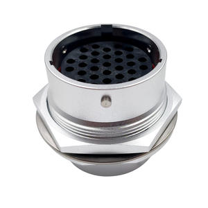 Conectores de Aleación de Aluminio D-Chi, Diámetro de Cable de 16-24, Inserción Macho y Hembra Roja para Maquinaria Médica, Industrial y Automotriz - Product Image 2