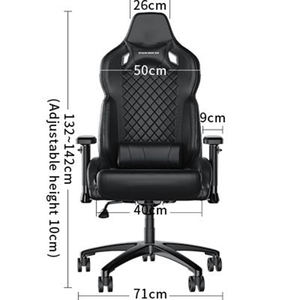 <span class=keywords><strong>Fauteuil</strong></span> de jeu ergonomique pour ordinateur de bureau à domicile, avec siège large rembourré, réglage flexible, couleurs personnalisées, vente en gros d'usine 2025 - Product Image 5