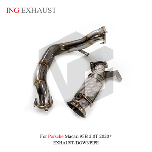 ING SS Downpipe y tubo delantero para el año 2014 a <span class=keywords><strong>2017</strong></span> Porsche <span class=keywords><strong>Macan</strong></span> 95B 2,0 T tuning escape con OPF - Product Image 2