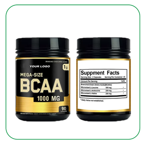 Complément alimentaire <span class=keywords><strong>protéiné</strong></span> BCAA créatine OEM pour l'entraînement, acides aminés halal végétaliens, capsules BCAA pour la croissance musculaire, la récupération et la force - Product Image 3