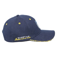 Diseño personalizado Sandwich Brim Rugby Sombreros Bordado logo Gorra de béisbol Gorra deportiva