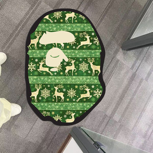 <span class=keywords><strong>Tapis</strong></span> en Velours Imprimés 3D pour Salon, <span class=keywords><strong>Tapis</strong></span> <span class=keywords><strong>de</strong></span> Marque pour Chambre, <span class=keywords><strong>Tapis</strong></span> d'Appoint Mignon Anime Décoration Noël pour la Maison - Product Image 5