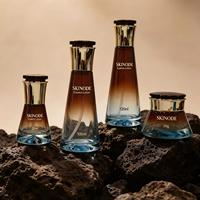 Ensemble de soins de la peau de luxe YIHUI Glass, emballage cosmétique, flacon carré plat, pot, tonique, lotion, essence, sérum, crème, bouchon à vis, logo personnalisé