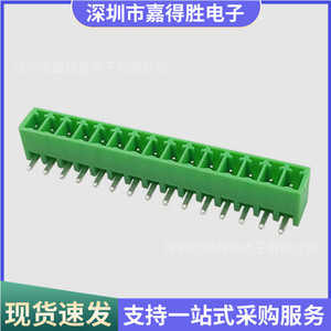 บล็อกขั้วต่อ PCB แบบเสียบได้ 3.81 มม. ขั้วต่อ Mc1.5 G สีเขียว 2p 22p อินเทอร์เฟซ AC DC - Product Image 4