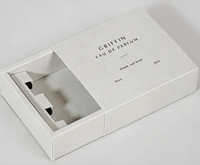 Boîte en carton personnalisée pour huiles essentielles, produits de soin, emballage pliable pour produits numériques, boîte double insert en carton blanc, vente en gros