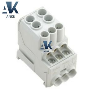 Weidmuller WPD 100 2X25/6X10 GY 1561910000 Distribution <b>Terminal</b> Block - Product Image 1