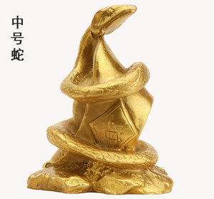 Ottone Fengshui 12 zodiacale scultura Home Office decorazione Desktop collezione regalo soggiorno artigianato