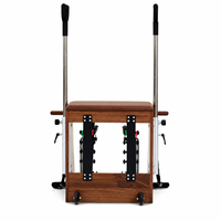 Chaise de Pilates Wunda avec cadre en bois de noyer et ressorts en fil de piano importés d'Allemagne, équipement commercial pour Pilates