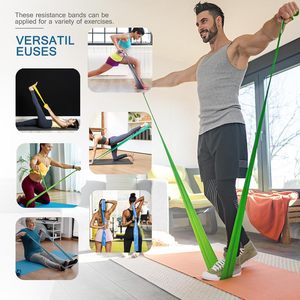 Ensemble de bandes élastiques et d'exercices sans latex pour l'étirement, bandes de physiothérapie - Product Image 4
