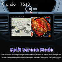 Krando 9" Navigasi Mobil untuk Honda CRV 2011 - 2018 Autoradio Android Head Unit Mobil Wireless Carplay Radio Mobil GPS 64GB 128GB