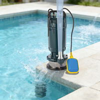 Pompe de drainage monophasée PMQ550 550W 0,75HP, conception compacte et économe en énergie pour arrosage de jardin, déshydratation, pompe utilitaire, usage domestique