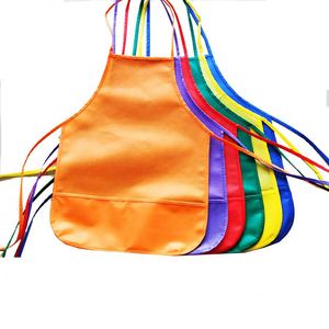 Delantales Desechables Personalizados al por Mayor, Económicos, de Tela No Tejida, para Niños, para Pintar/Dibujar - Product Image 2