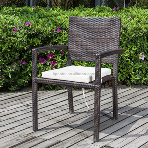 <span class=keywords><strong>Silla</strong></span> de Ratán Individual para Exterior, Apilable, para Jardín o Patio - Product Image 3