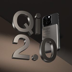 Hyto [Stock] 6.5mm siêu mỏng <span class=keywords><strong>5000mAh</strong></span> PD ngân hàng điện với 15W sạc không dây từ tính PD 20W sạc nhanh cho iPhone <span class=keywords><strong>Android</strong></span> - Product Image 5