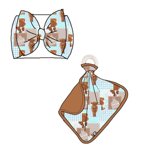 Vente en gros de produits de literie pour bébé en bambou, motif vache western mignon, en vrac, en fibre de bambou - Product Image 4