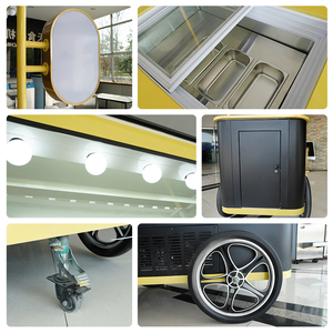 Prosky Mobile Kitchen Fully Equipped Mobile Pizza Ice Cream <strong>Fast</strong> <strong>Food</strong> <strong>Cart</strong> With Full Kitchen for Sale - Product Image 4