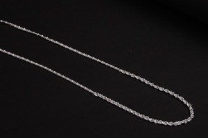 สร้อยคอเงินแท้ 64% พรีเมียม ดีไซน์ชุบโรเดียม SATVA SILVER สำหรับทุกเพศ - Product Image 6