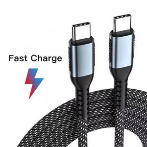 Pd 240W <span class=keywords><strong>USB</strong></span> 5A Carga rápida Tipo <span class=keywords><strong>C</strong></span> Cable de cargador para computadora portátil Admite velocidad de transferencia de 10Gbps para impresora de computadora portátil Macbook Pro - Product Image 2