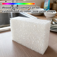 Nouvelle éponge en cellulose biodégradable pour cuisine salle de bain absorbant réutilisable Offre Spéciale articles en gros