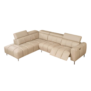 Sofá Reclinable Eléctrico de Tres Plazas de Cuero Genuino Italiano Moderno con Movimiento Deslizante de <span class=keywords><strong>Gravedad</strong></span> Cero para Sala de Estar de Lujo - Product Image 3