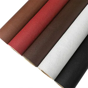 30*135cm litchi grain synthetic leather custom leather embossing designer embossed faux leather