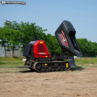 Rhinoceros KS2700 1225kg Kapazität Mini-Lader Raupenlader Baustellen-Buggy Schwenkkipper
