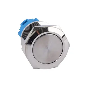 Waterproof IP67 19mm 1NO1NC Self Lock/ Momentary ON OFF/self reset 3 Pin Push Button Switch