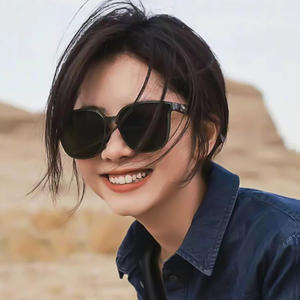 Gm Lunettes de soleil pour femmes, monture noire, verres polarisés UV400, pour la conduite et la protection solaire, type 3 - Product Image 1