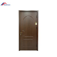Portes manuelles de style français à âme pleine, finition apprêtée, en placage décoratif, design moderne, pour villas et appartements de luxe