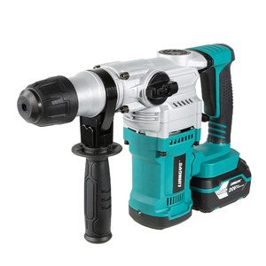 <span class=keywords><strong>Martillo</strong></span> Rotatorio SDS-Plus Inalámbrico de 20V con Motor sin Escobillas, 4.4J |   Taladro de Demolición 4 en 1 para Concreto de 26 mm con Cincel y Batería de 4.0 Ah - Product Image 4