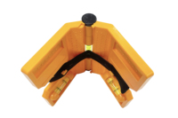 Inclinomètre magnétique de niveau à bulle de jauge d'angle de forme de papillon avec sangle niveau de tuyau réglable de 270 degrés