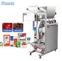 Machine d'emballage automatique haute vitesse pour sachets de miel, ketchup, sauce tomate et pâte, avec scellage 3/4 côtés pour liquides