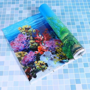 3D Fish Tank <strong>Background</strong> Picture DIY Decorative Aquarium Backdrop Picture - Product Image 2